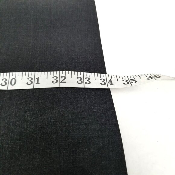 GS Mens Suit Jacket 54PRG Charcoal Black Wool Blend Professional Business Portly - Picture 11 of 11